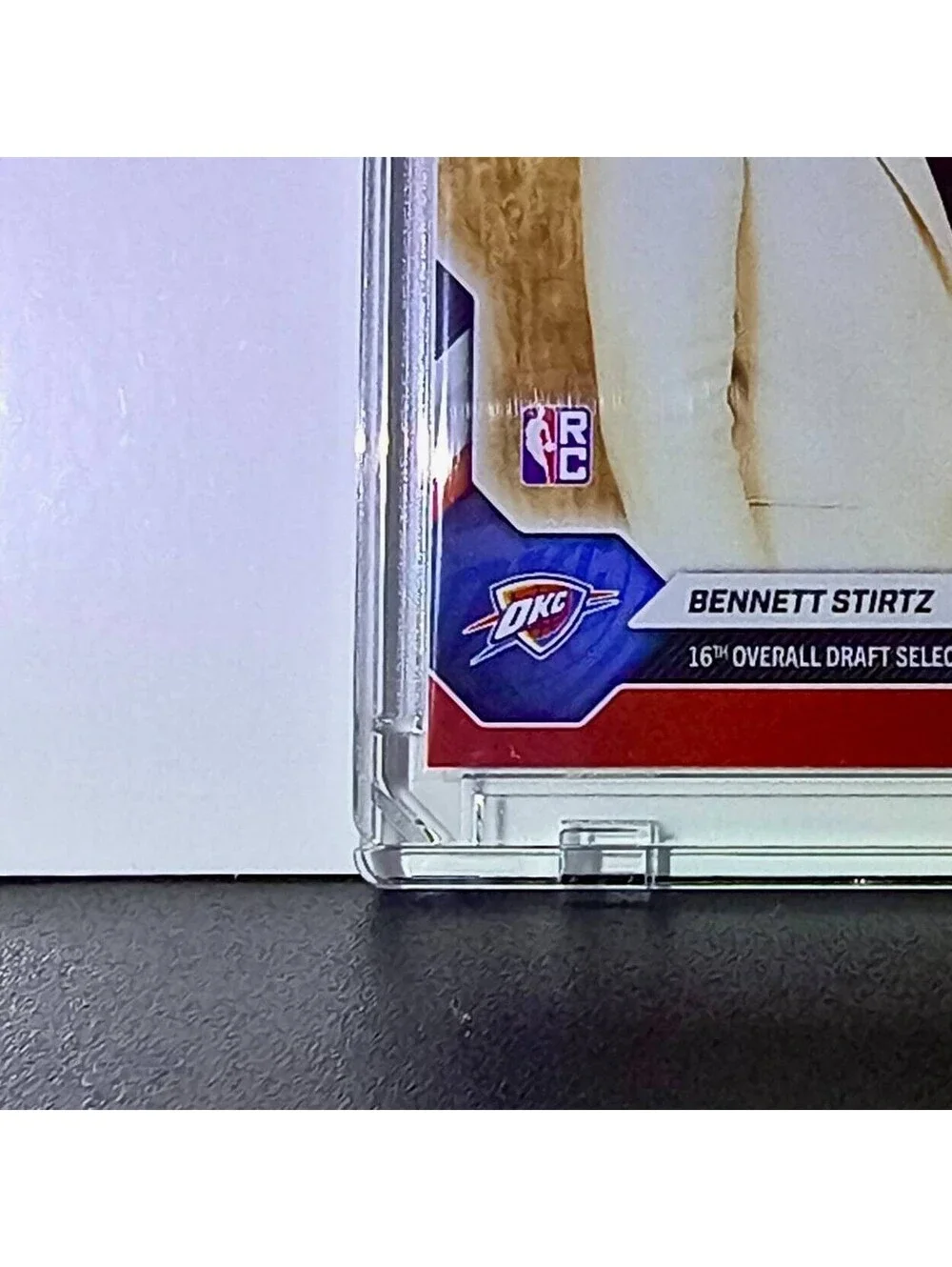 Bennett Stirtz Rookie 2026-27 Topps NBA Draft #BSTI Red Foil 1/5 Card OC Thunder